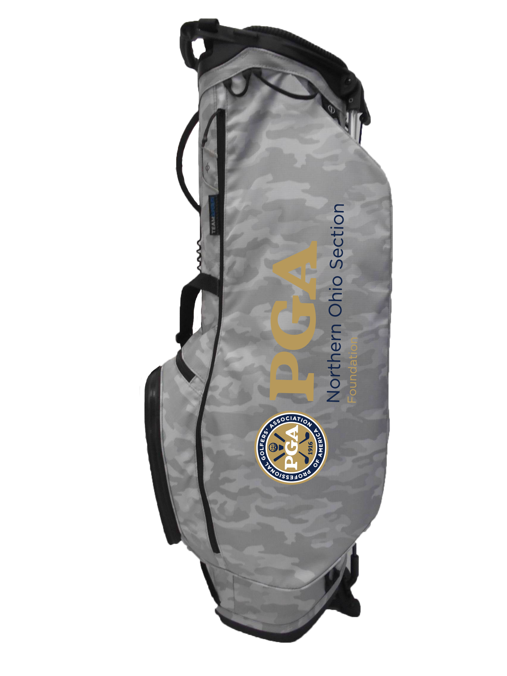 gray camo golf bag
