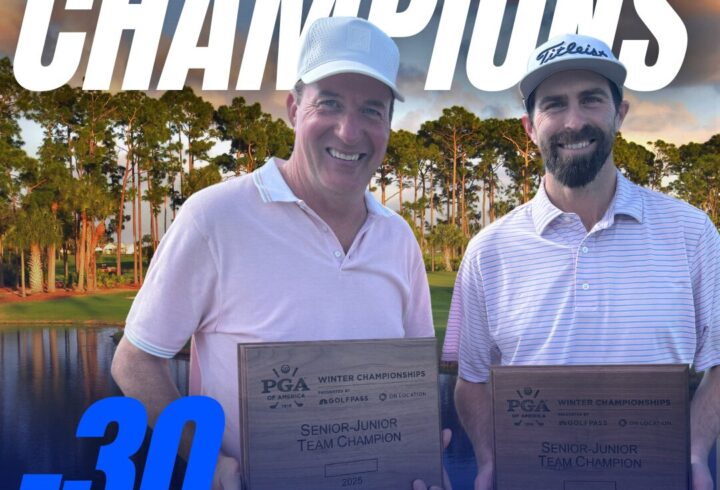 Mike Stone, Patrick Wilkes-Krier Win PGA Senior-Junior Team Championship