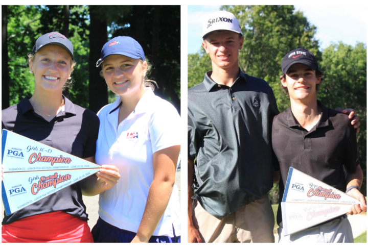 FAUVER, COLEMAN: WIRE-TO-WIRE WINNERS IN THE NOPGA JUNIOR SECTION CHAMPIONSHIP