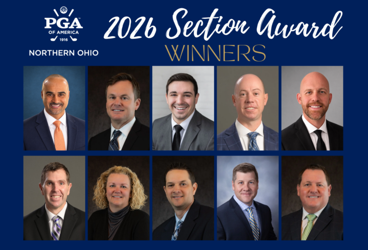 Northern Ohio PGA Announces 2026 Award Winners
